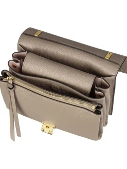 Coccinelle Damen Schultertasche - Arlettis in beige