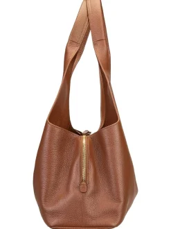 Coccinelle Damen Shopper - Nell in cognac