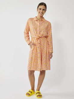Codello Damen Hemdblusenkleid in orange