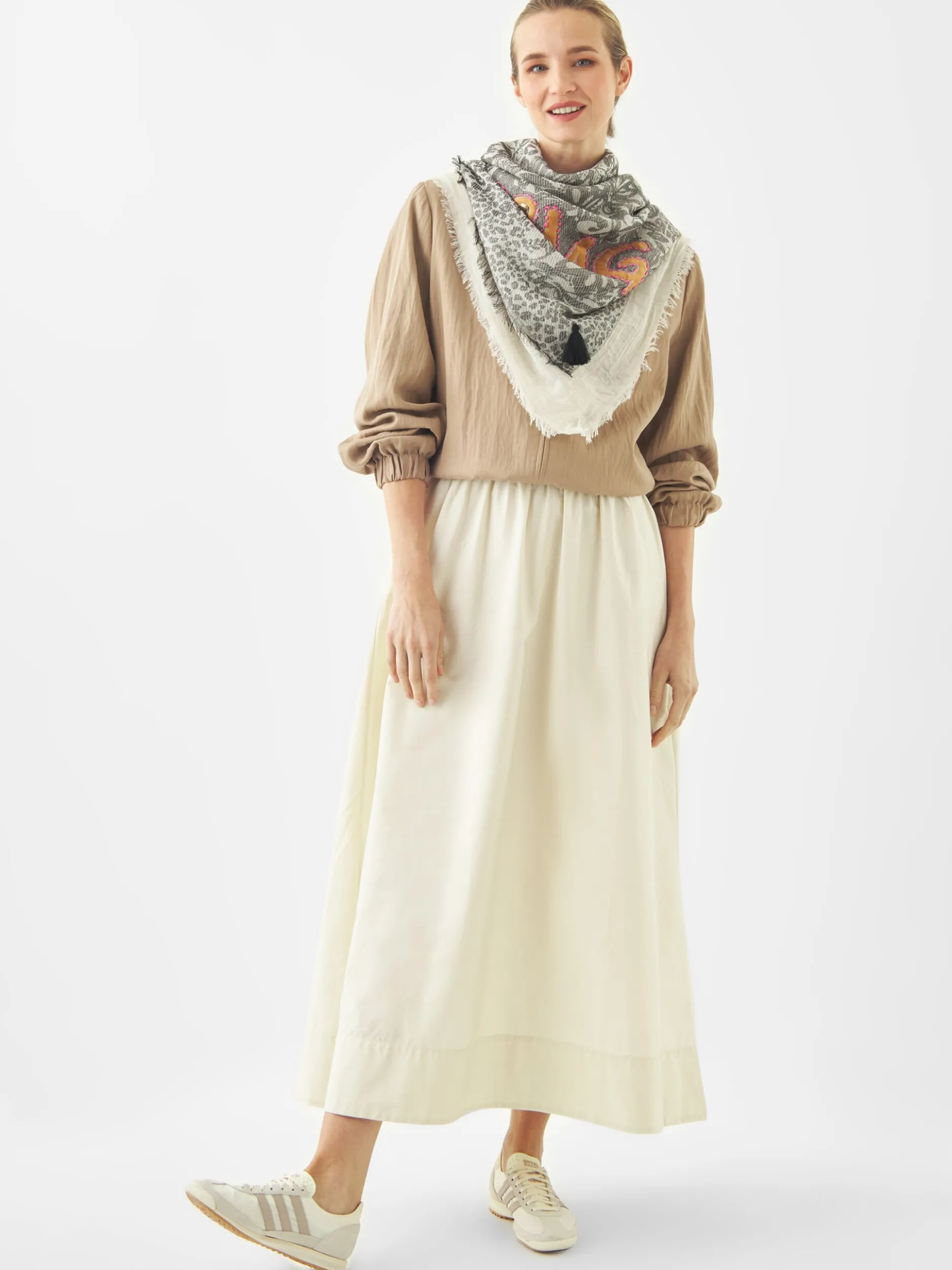 Codello Damen Jacquard-Tuch in grau