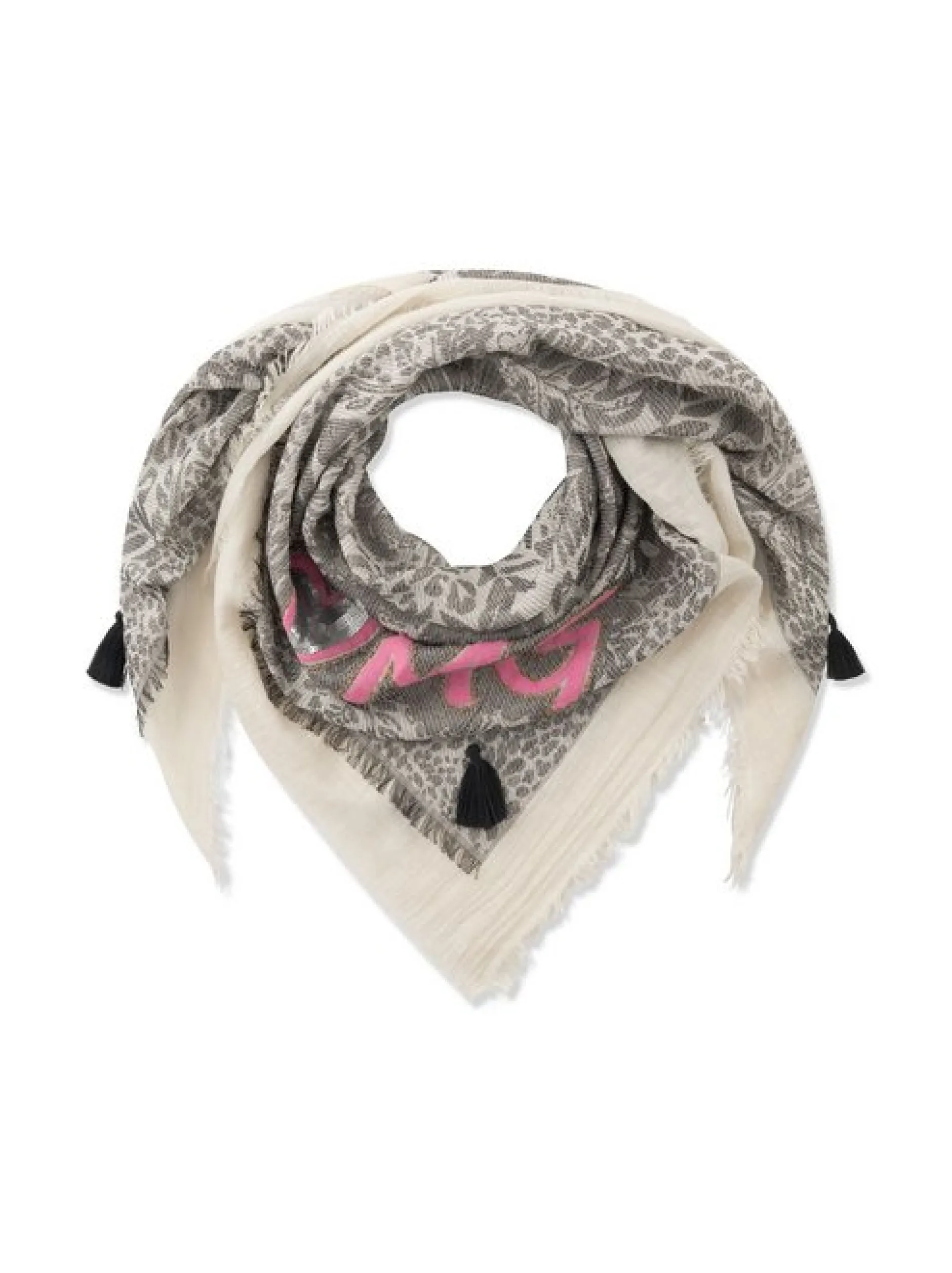 Codello Damen Jacquard-Tuch in grau