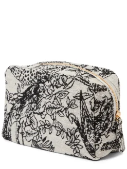 Codello Damen Kosmetiktasche in schwarz weiß