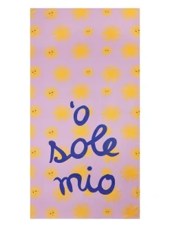Codello Damen Strandtuch in lila gelb
