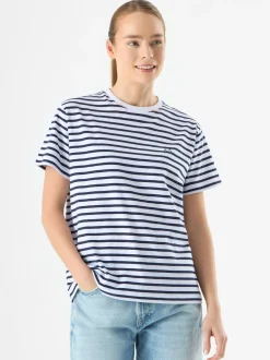 Codello Damen T-Shirt in blau - Ausschnitt: Rundhals