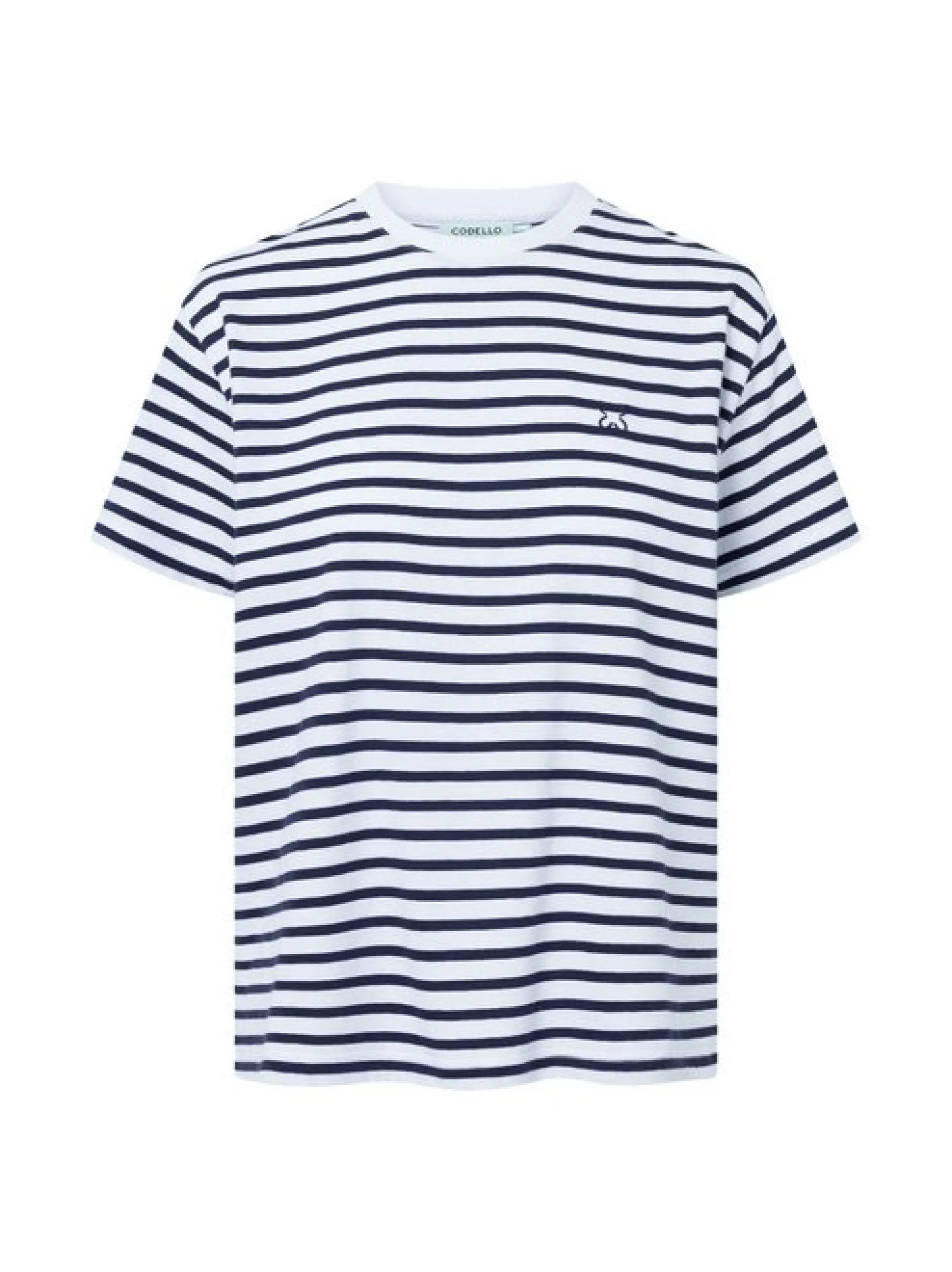 Codello Damen T-Shirt in blau - Ausschnitt: Rundhals