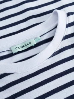 Codello Damen T-Shirt in blau - Ausschnitt: Rundhals
