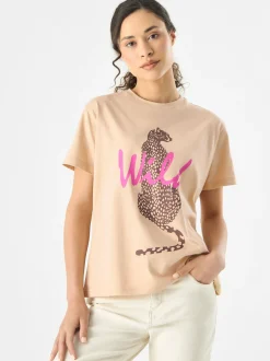 Codello Damen T-Shirt in braun - Ausschnitt: Rundhals