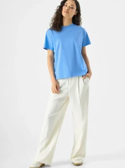 Codello Damen T-Shirt in hellblau - Ausschnitt: Rundhals