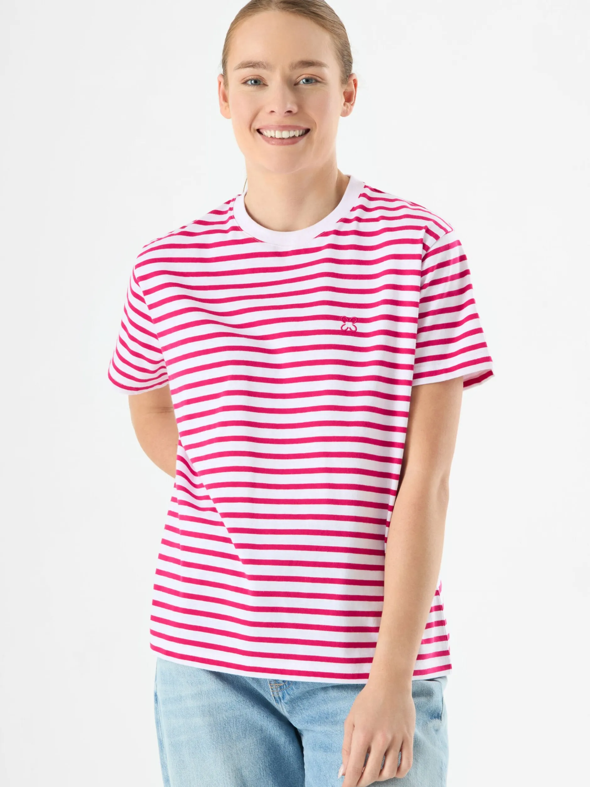 Codello Damen T-Shirt in pink - Ausschnitt: Rundhals