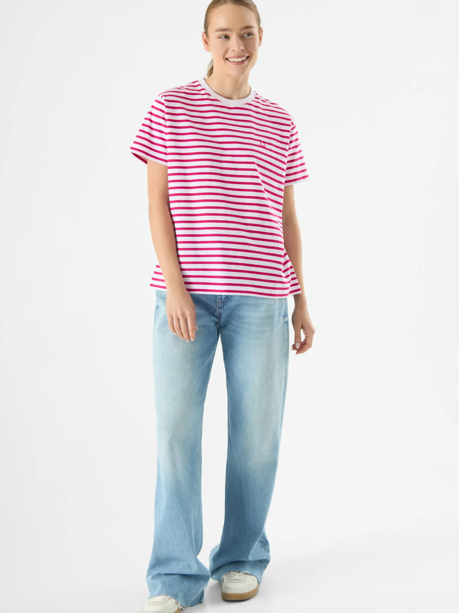 Codello Damen T-Shirt in pink - Ausschnitt: Rundhals