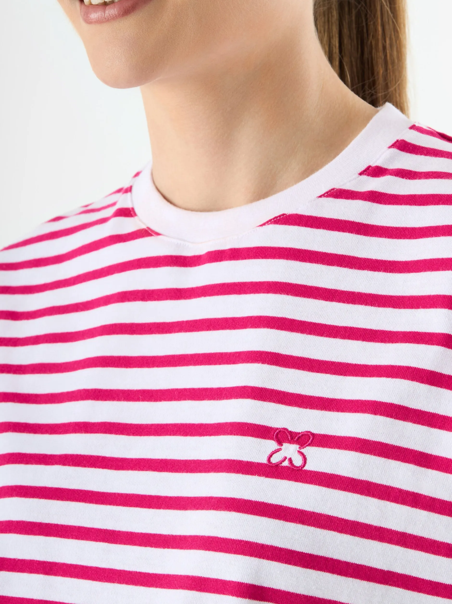 Codello Damen T-Shirt in pink - Ausschnitt: Rundhals