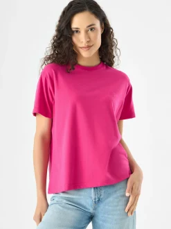 Codello Damen T-Shirt in pink - Ausschnitt: Rundhals
