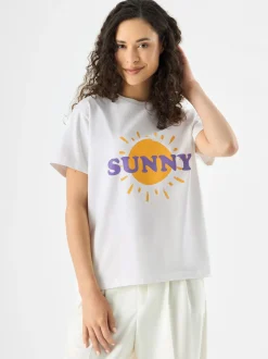 Codello Damen T-Shirt in weiß - Ausschnitt: Rundhals