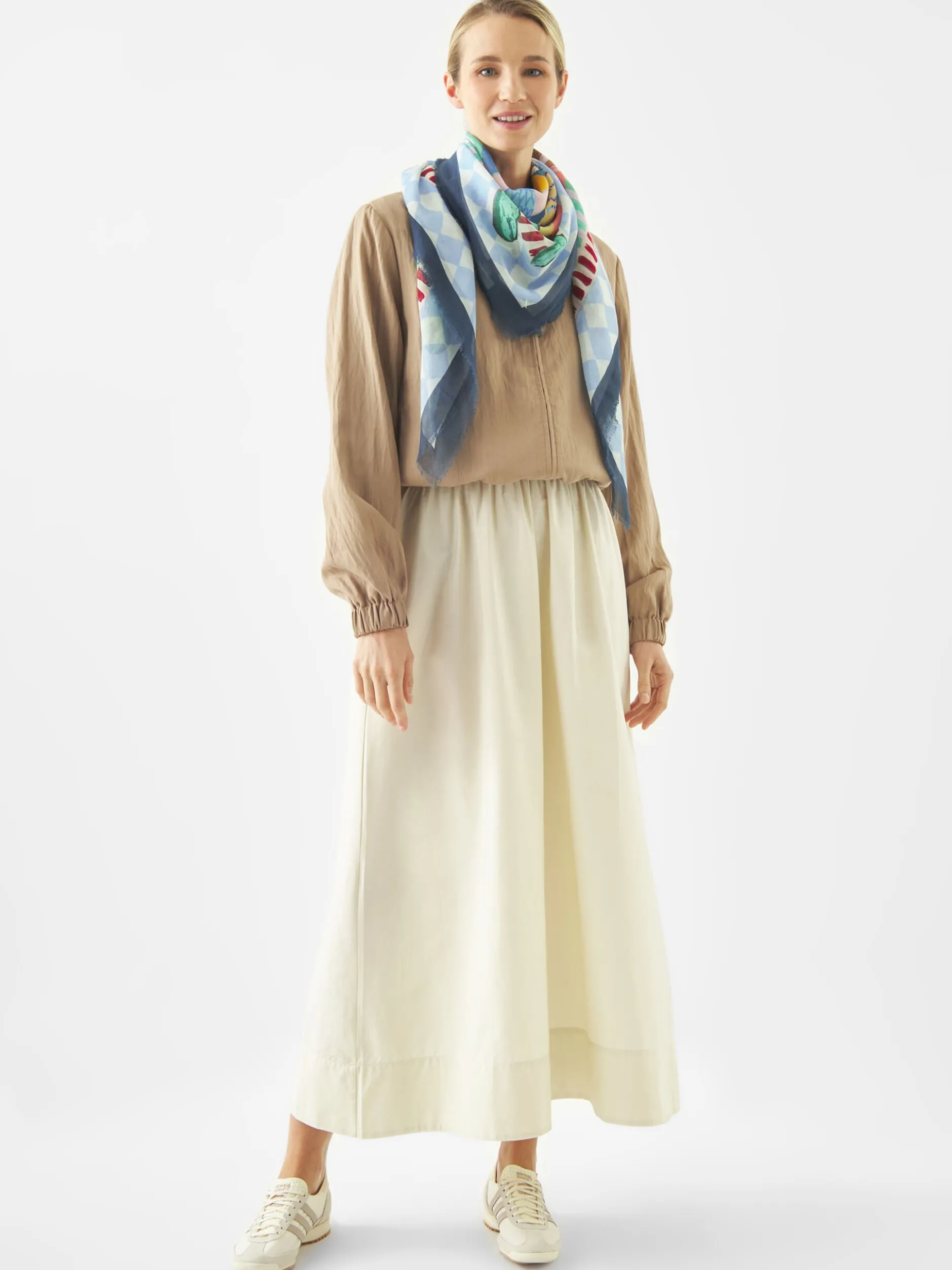 Codello Damen Tuch in blau mehrfarbig
