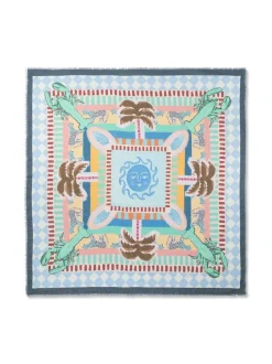 Codello Damen Tuch in blau mehrfarbig