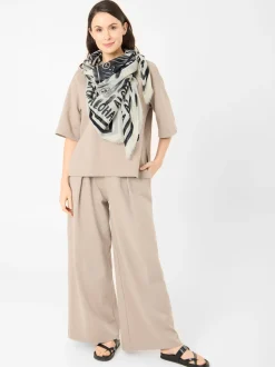 Codello Damen Tuch in ecru schwarz