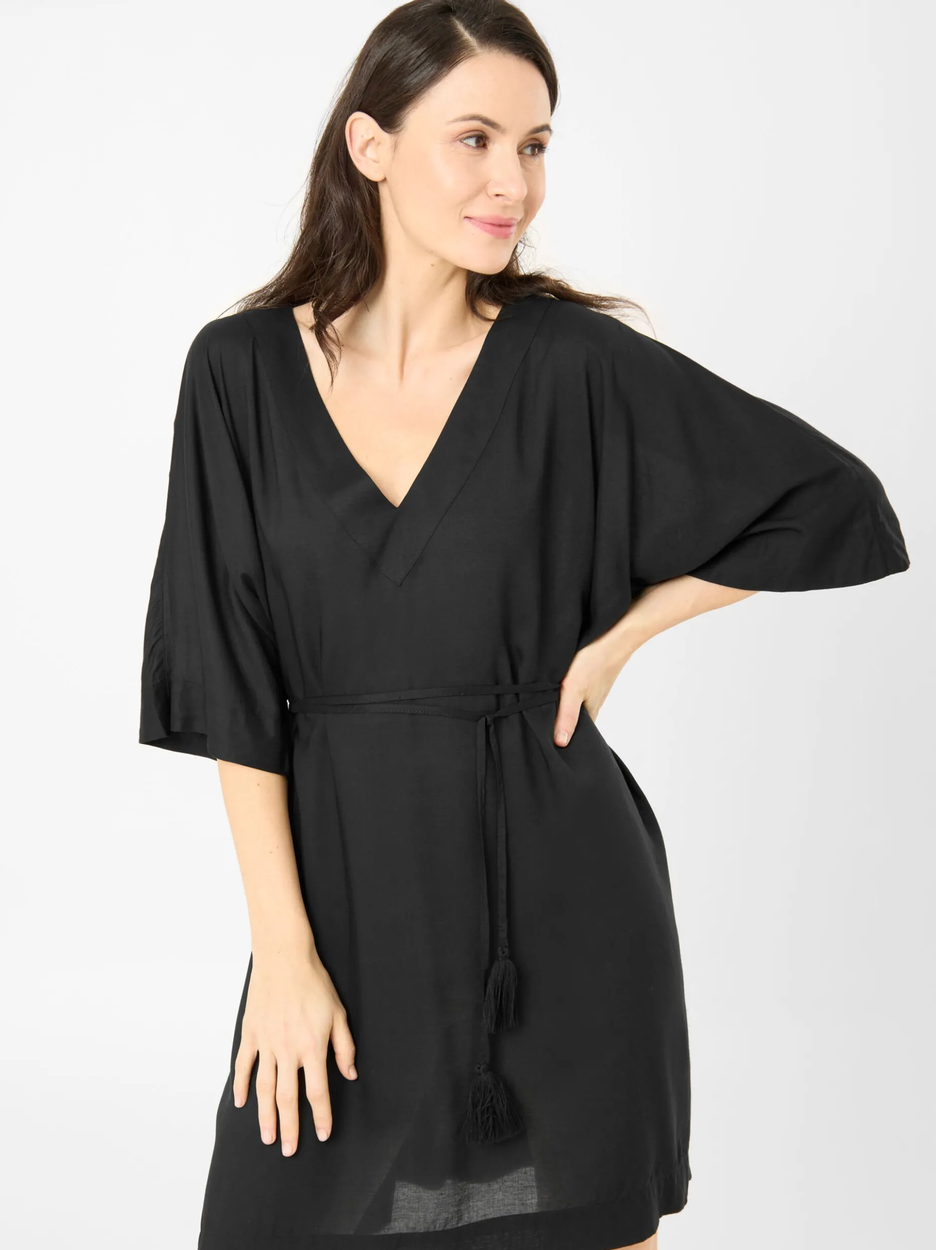 Codello Damen Tunika in schwarz - Ärmel: 3/4 Arm