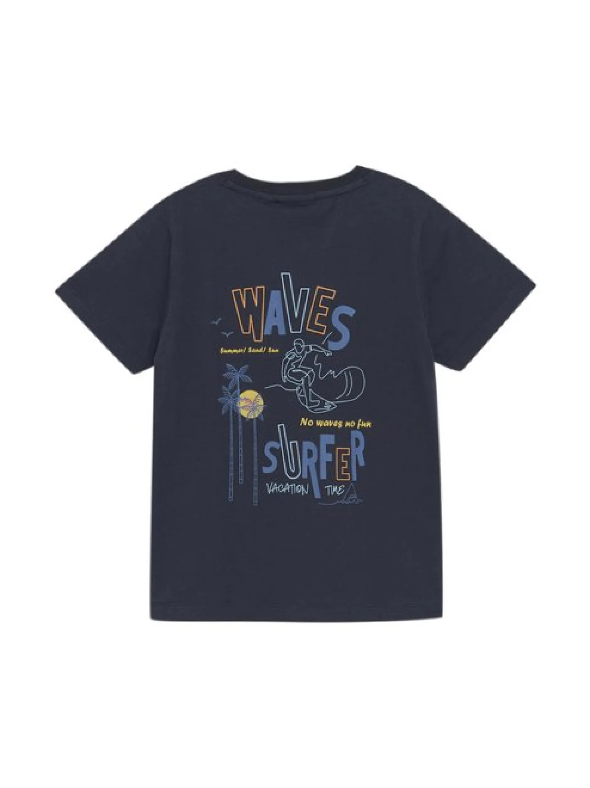 ColorKids Jungen Rundhalsshirt - COT in blau