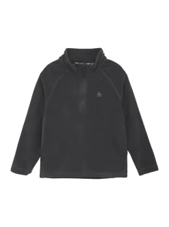 ColorKids Unisex Strickfleece-Pullover in schwarz
