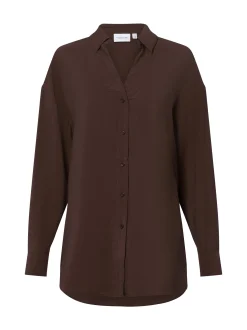 comma casual identity Damen Bluse in schoko