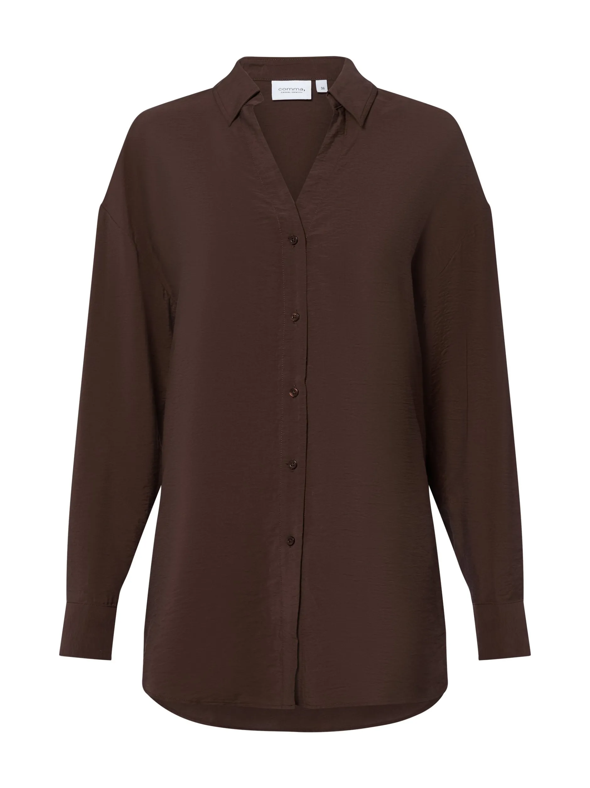 comma casual identity Damen Bluse in schoko