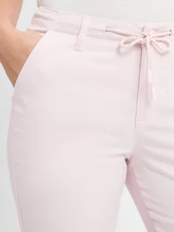 comma casual identity Damen Chino in rosa