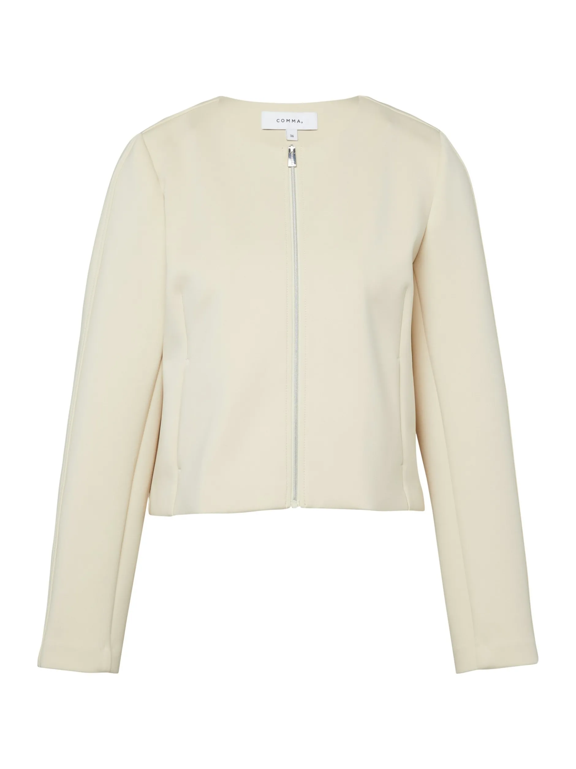 comma Damen Blouson in beige - Ärmel: langarm