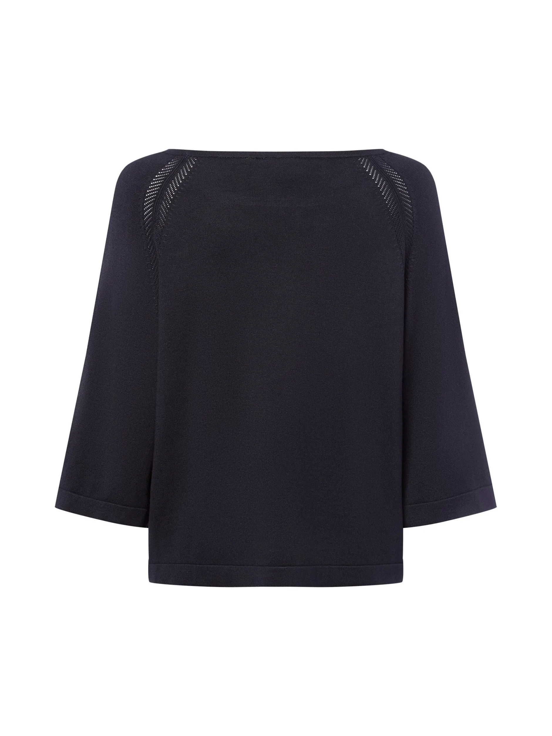 comma Damen Feinstrickpullover in marine