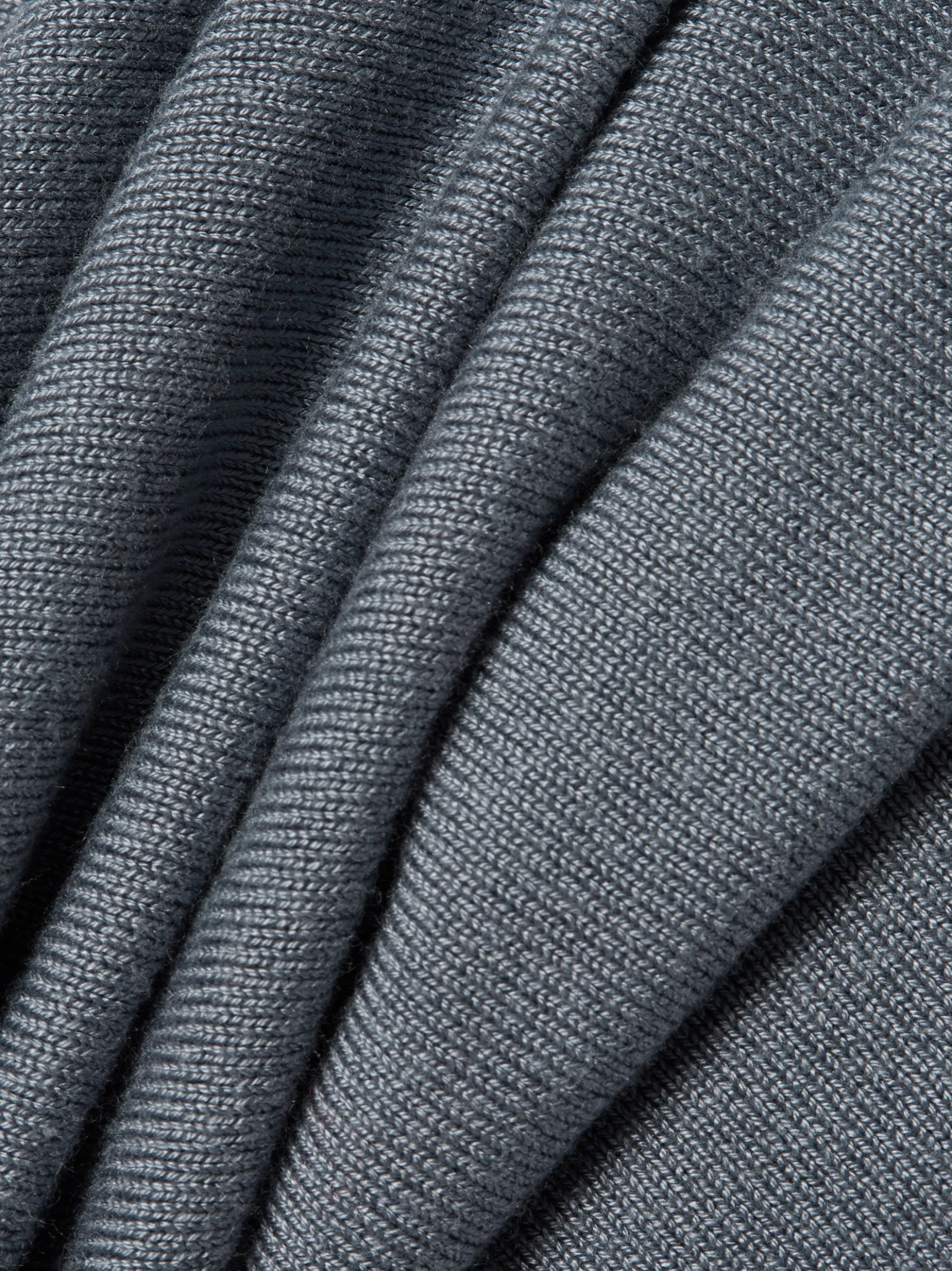comma Damen Feinstrickpullover in blau - Ärmel: 3/4 Arm