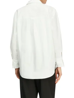 comma Damen Hemdbluse in weiß - Ärmel: langarm
