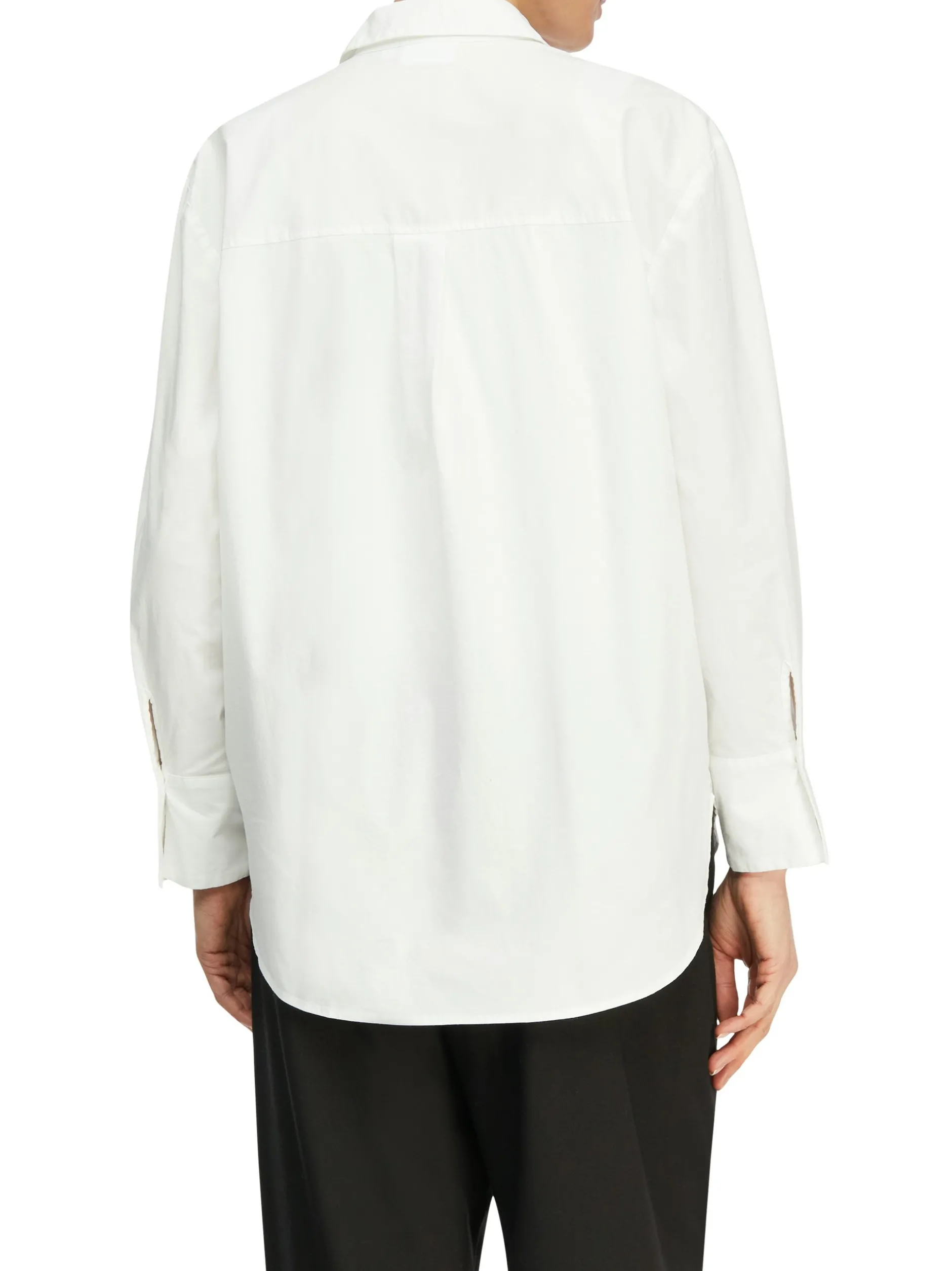 comma Damen Hemdbluse in weiß - Ärmel: langarm