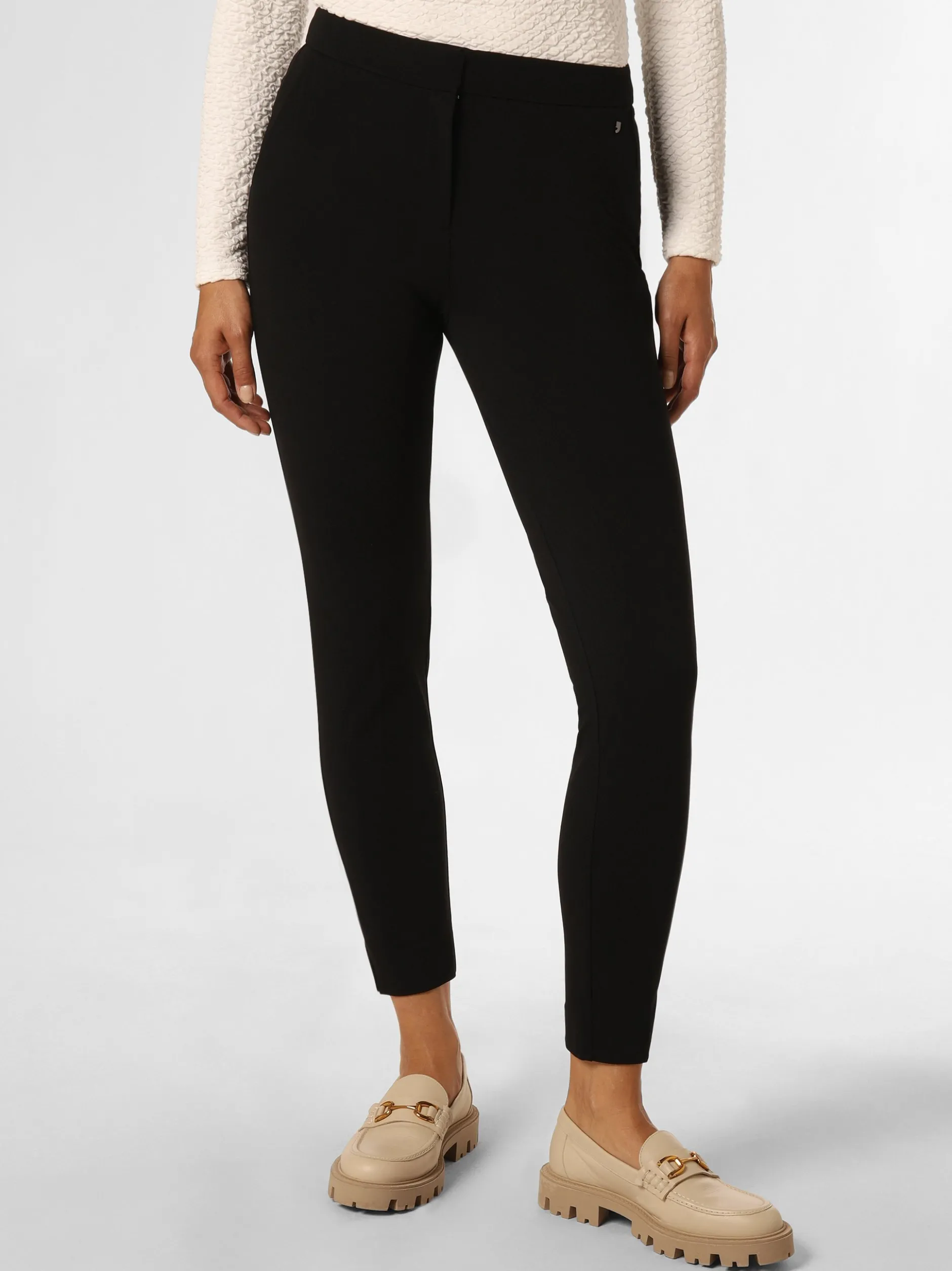 comma Damen Hose in schwarz - Länge: lang