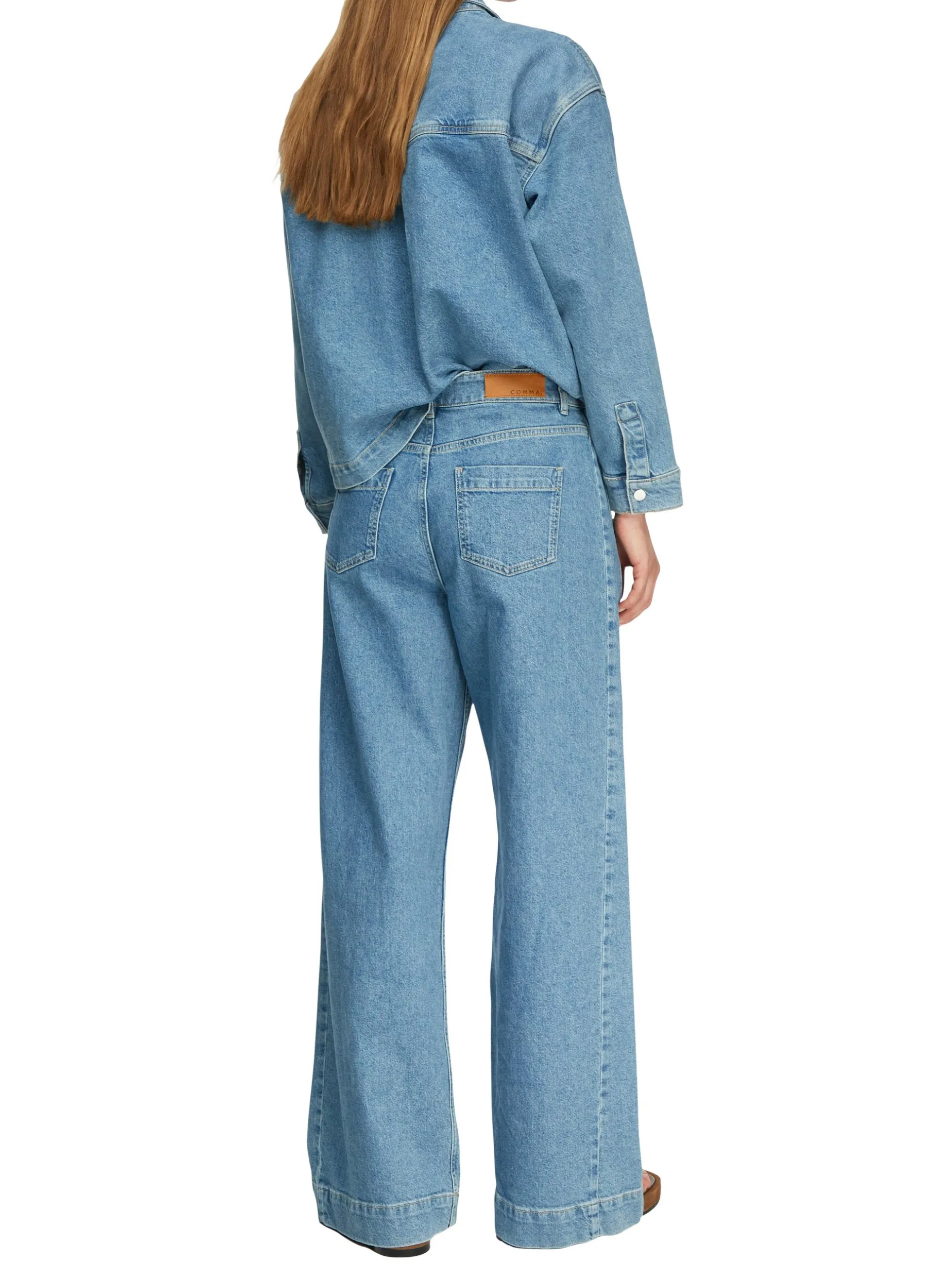 comma Damen Jeans - Anna in bleached - Länge: lang