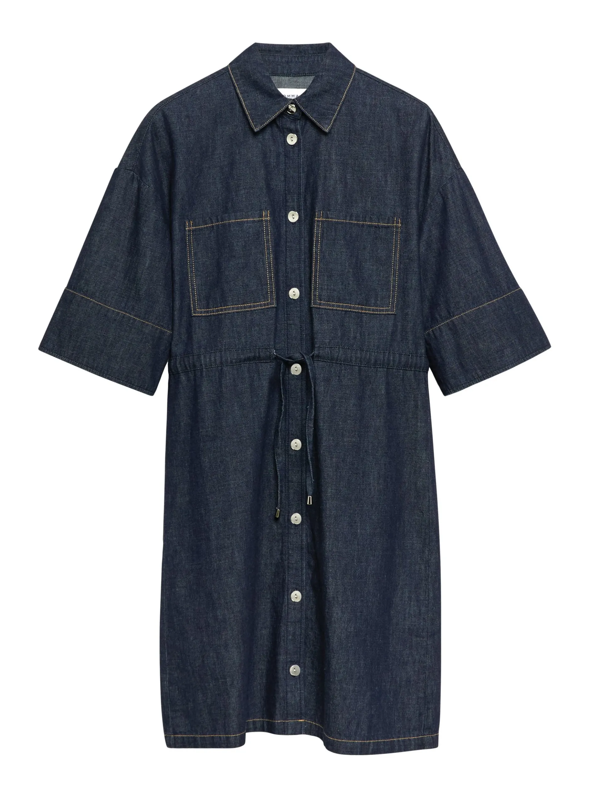 comma Damen Jeanskleid in denim - Ärmel: Halbarm