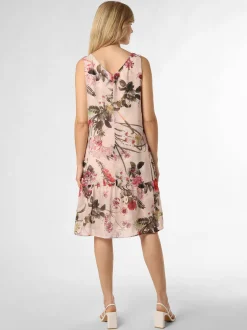 comma Damen Kleid in rosa mehrfarbig - Ärmel: ohne Arm