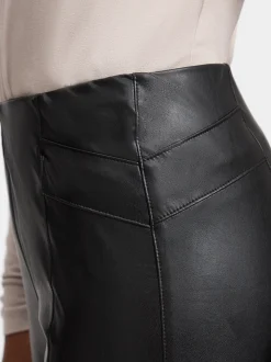 comma Damen Leggings in schwarz - Länge: lang