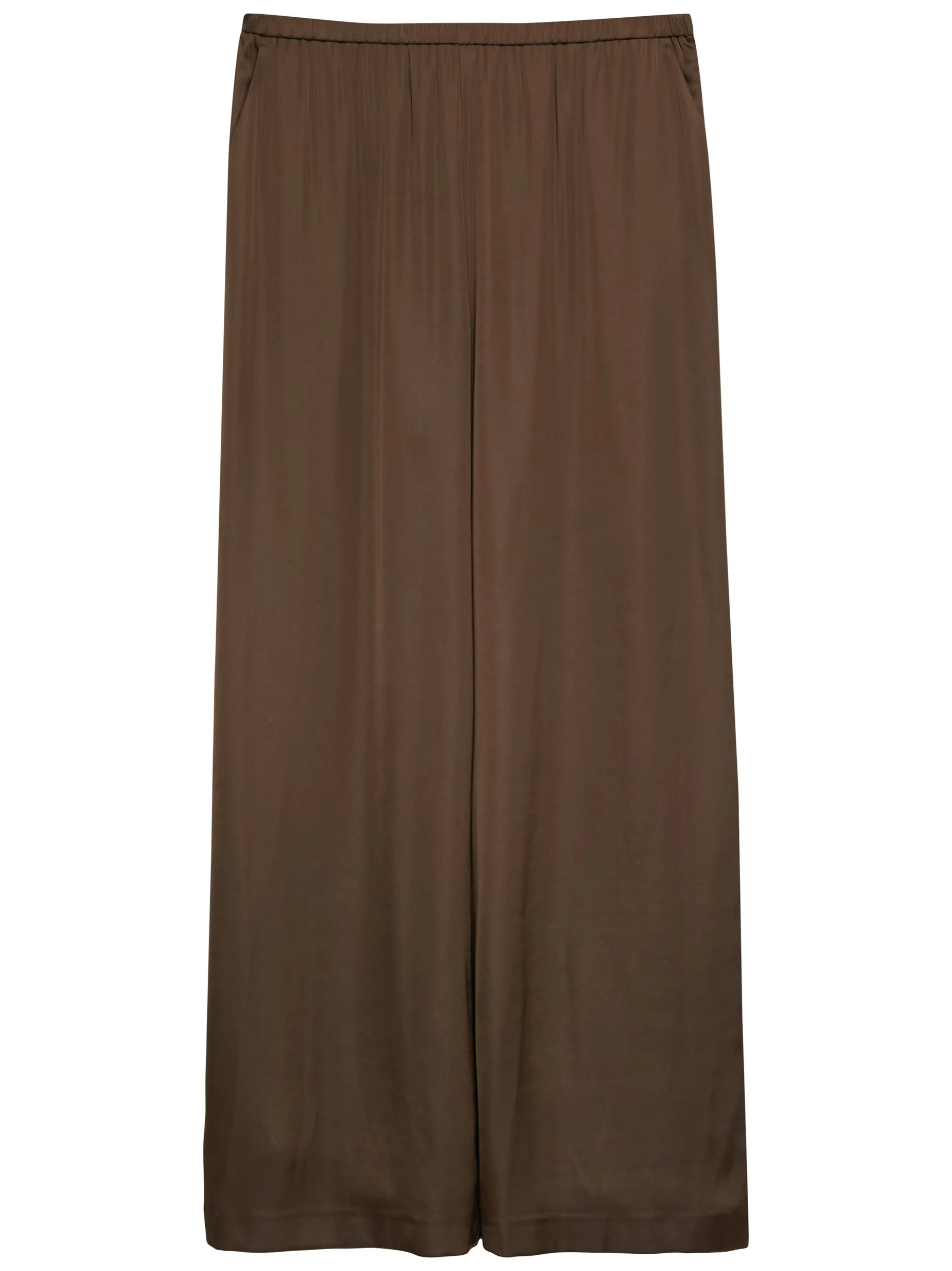 comma Damen Satinhose in schoko - Länge: lang