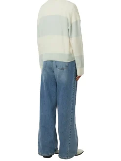 comma Damen Strickpullover in ecru mint - Ärmel: langarm