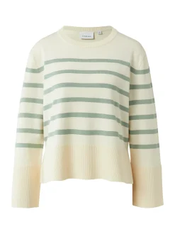 comma Damen Strickpullover in beige tanne
