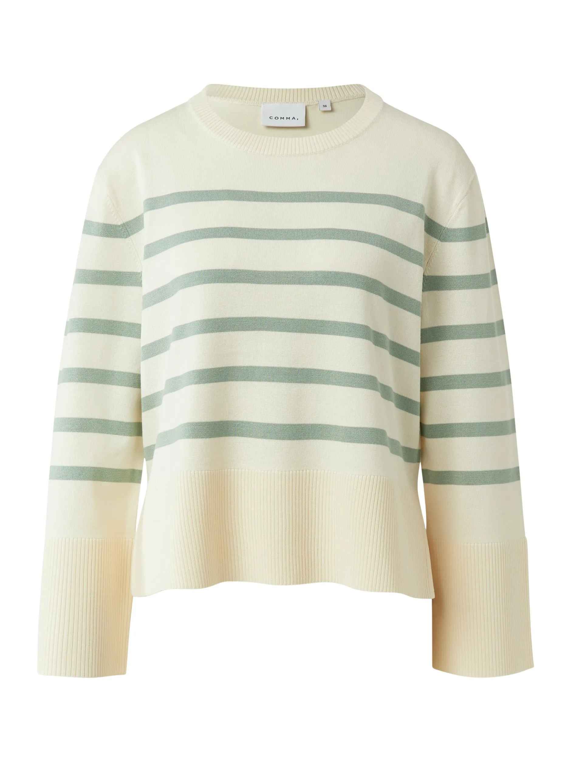 comma Damen Strickpullover in beige tanne