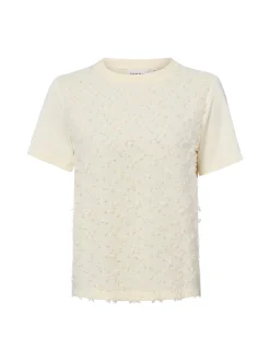 comma Damen T-Shirt in sand - Ausschnitt: Rundhals