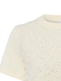 comma Damen T-Shirt in sand - Ausschnitt: Rundhals