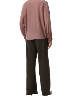 comma Damen Wollshirt in rosenholz - Ärmel: langarm