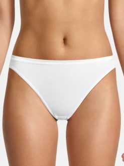 con-ta Damen Bikinislip - 3er Pack Modal in weiß