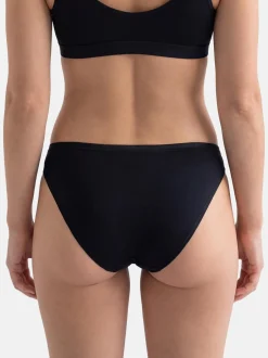 con-ta Damen Bikinislip - 6er Pack Modal in schwarz