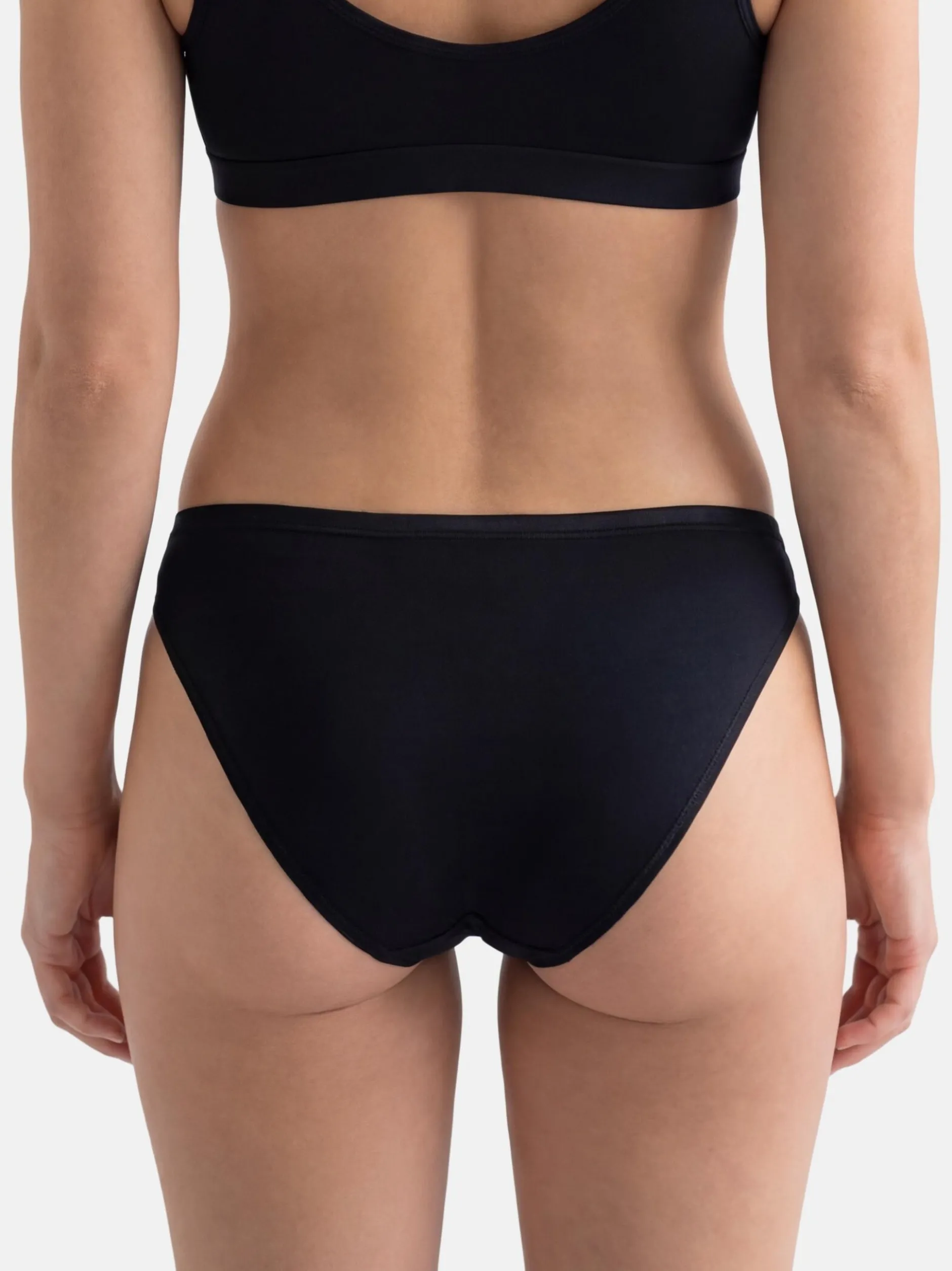 con-ta Damen Bikinislip - 6er Pack Modal in schwarz