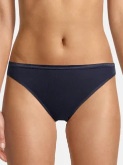 con-ta Damen Bikinislip - 3er Pack Modal in blau