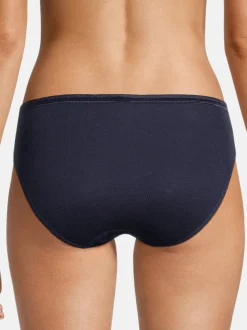 con-ta Damen Bikinislip - 3er Pack Modal in blau