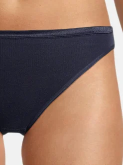 con-ta Damen Bikinislip - 3er Pack Modal in blau