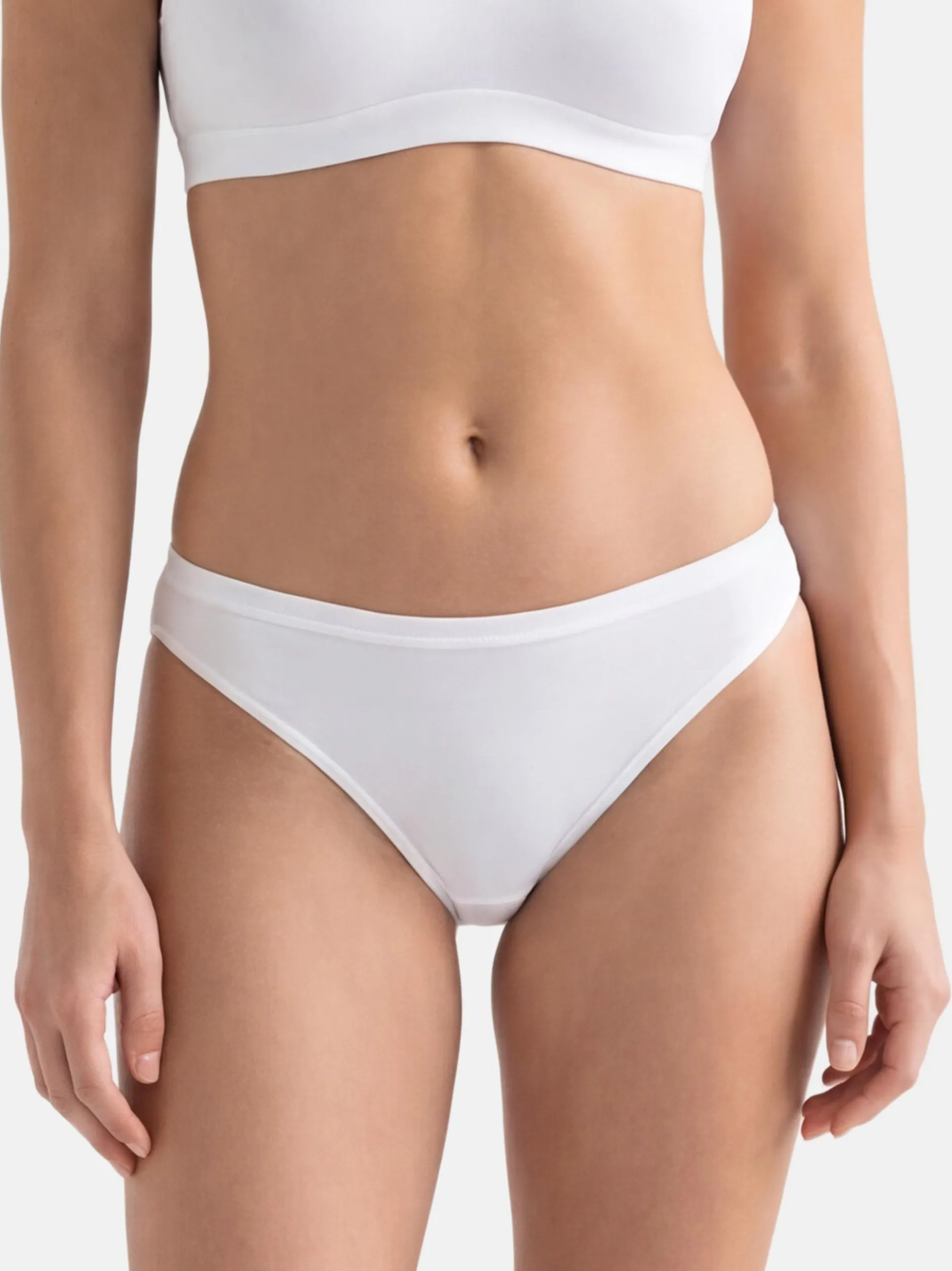con-ta Damen Bikinislip - 6er Pack Modal in rosa